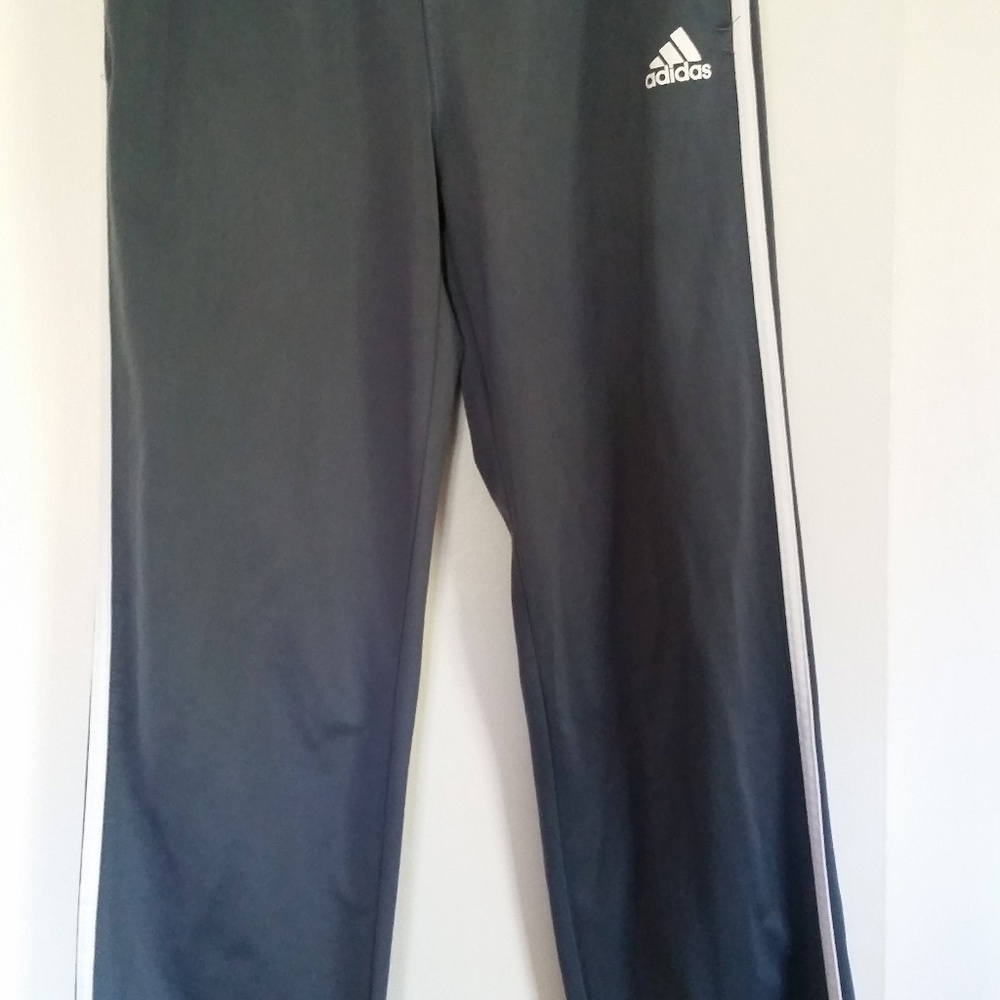 Adidas Boy's Dark Gray Sport Pants